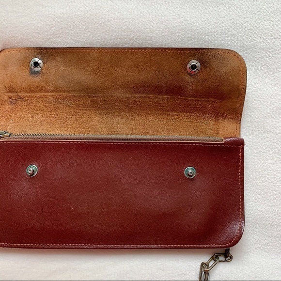 Vintage Leather Long Large Wallet - Picture 3 of 5